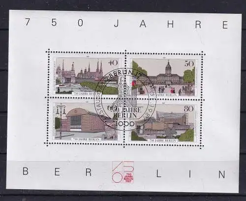 Bundesrep. Deutschland  Nr Block 8 Gestempelt (Posten)