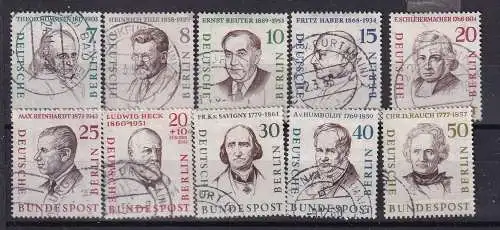 Berlin (West)  Nr 163/72 Gestempelt (Posten)