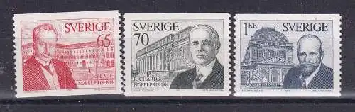 Schweden  Nr 886/88 Postfrisch / **