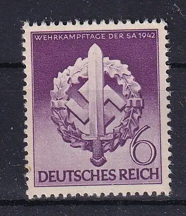 Deutsches Reich  Nr 818 Postfrisch / **