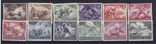 Deutsches Reich  Nr 831/42 Postfrisch / **