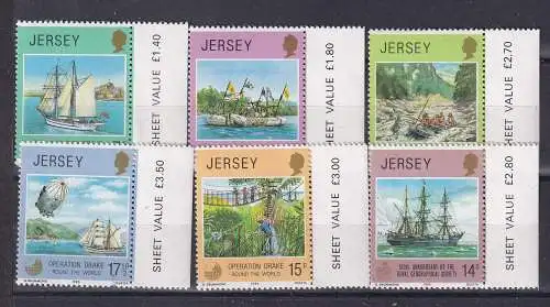 Großbritannien-Jersey  Nr 228/33 Postfrisch / **