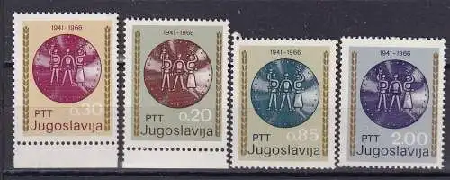 Jugoslawien  Nr 1179/82 Postfrisch / **