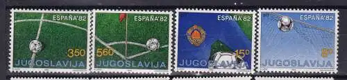 Jugoslawien  Nr 1921/24 Postfrisch / **