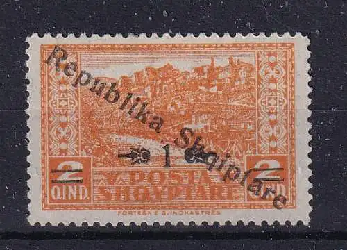 Albanien  Nr 118 Falz / Gummimängel / *