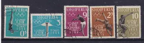 Albanien  Nr 657/61 Gestempelt (Posten)