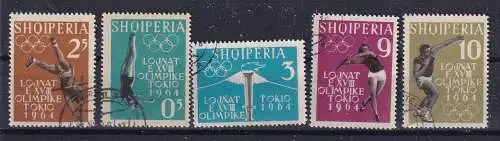Albanien  Nr 657/61 Gestempelt (Posten)