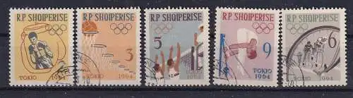 Albanien  Nr 747/51 Gestempelt (Posten)
