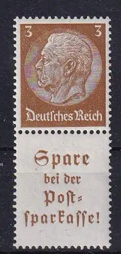 Deutsches Reich  Nr S 177 Postfrisch / **