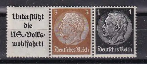 Deutsches Reich  Nr W 100 Postfrisch / **