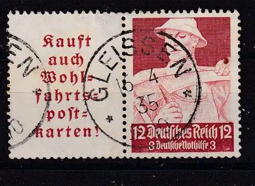 Deutsches Reich  Nr W 101 Gestempelt (Posten)