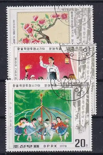 Korea-Nord  Nr 1715/17 Gestempelt (Posten)