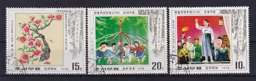 Korea-Nord  Nr 1715/17 Gestempelt (Posten)