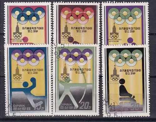 Korea-Nord  Nr 1890/95 Gestempelt (Posten)