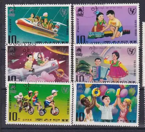 Korea-Nord  Nr 1954/59 Gestempelt (Posten)