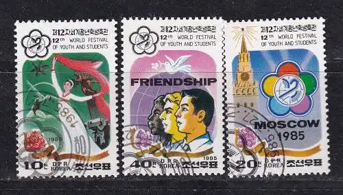 Korea-Nord  Nr 2463/65 Gestempelt (Posten)