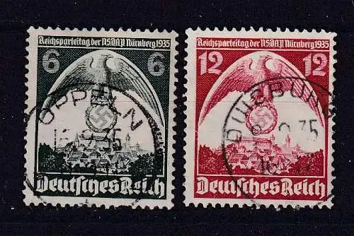 Deutsches Reich  Nr 586/87 Gestempelt (Posten)