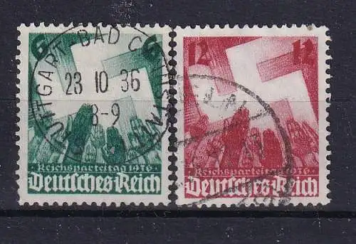 Deutsches Reich  Nr 632/33 Gestempelt (Posten)
