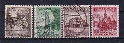 Deutsches Reich  Nr 665/68 Gestempelt (Posten)