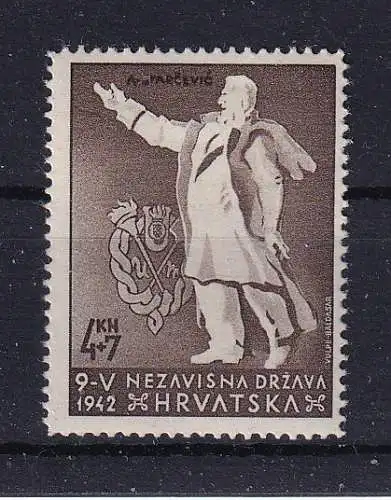 Kroatien  Nr 92 Postfrisch / **