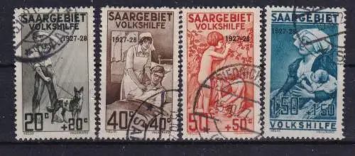 Saargebiet/Saarland  Nr 104/07 Gestempelt (Posten)