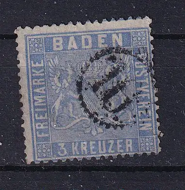 Altdeutschland Baden  Nr 10 Gestempelt (Posten)