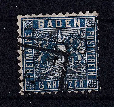 Altdeutschland Baden  Nr 14 Gestempelt (Posten)