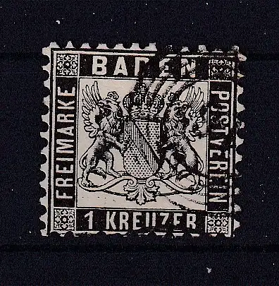Altdeutschland Baden  Nr 17 Gestempelt (Posten)