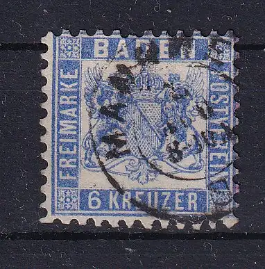 Altdeutschland Baden  Nr 19 Gestempelt (Posten)