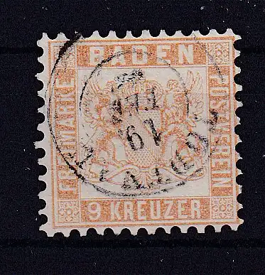 Altdeutschland Baden  Nr 20 Gestempelt (Posten)