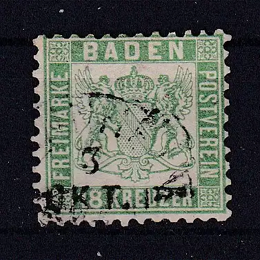 Altdeutschland Baden  Nr 21 Gestempelt (Posten)