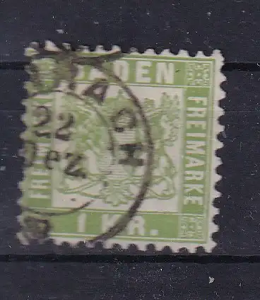 Altdeutschland Baden  Nr 23 Gestempelt (Posten)