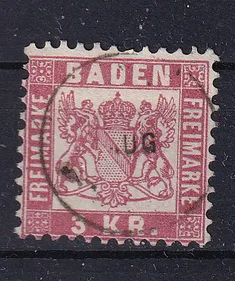 Altdeutschland Baden  Nr 24 Gestempelt (Posten)