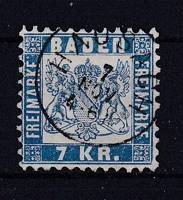 Altdeutschland Baden  Nr 25 Gestempelt (Posten)