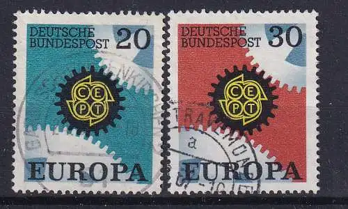 Bundesrep. Deutschland  Nr 533/34 Gestempelt (Posten)