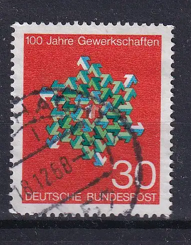 Bundesrep. Deutschland  Nr 570 Gestempelt (Posten)