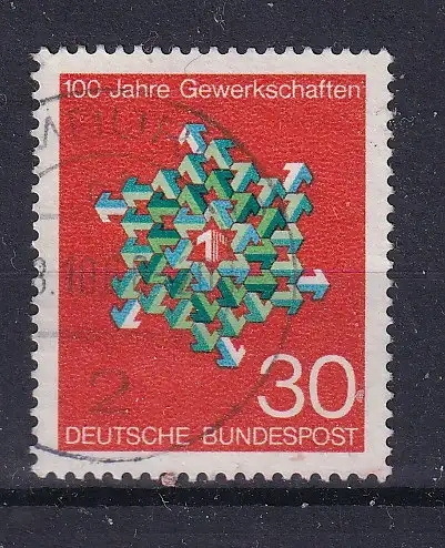 Bundesrep. Deutschland  Nr 570 Gestempelt (Posten)