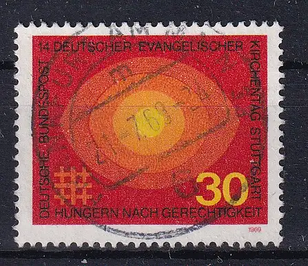 Bundesrep. Deutschland  Nr 595 Gestempelt (Posten)