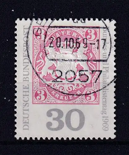 Bundesrep. Deutschland  Nr 601 Gestempelt (Posten)