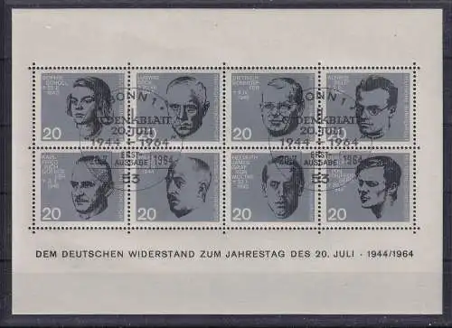 Bundesrep. Deutschland  Nr Block 3 Gestempelt (Posten)