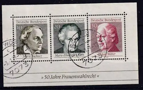 Bundesrep. Deutschland  Nr Block 5 Gestempelt (Posten)