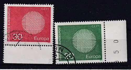 Bundesrep. Deutschland  Nr 620/21 Gestempelt (Posten)