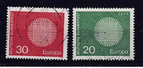 Bundesrep. Deutschland  Nr 620/21 Gestempelt (Posten)