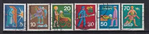 Bundesrep. Deutschland  Nr 629/34 Gestempelt (Posten)