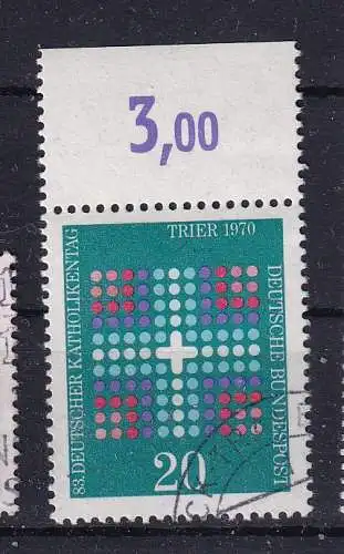Bundesrep. Deutschland  Nr 648 Gestempelt (Posten)