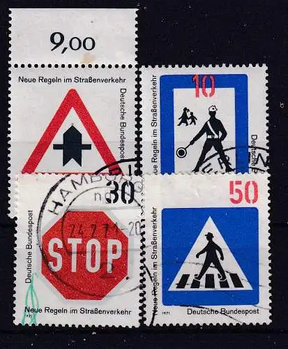 Bundesrep. Deutschland  Nr 665/68 Gestempelt (Posten)