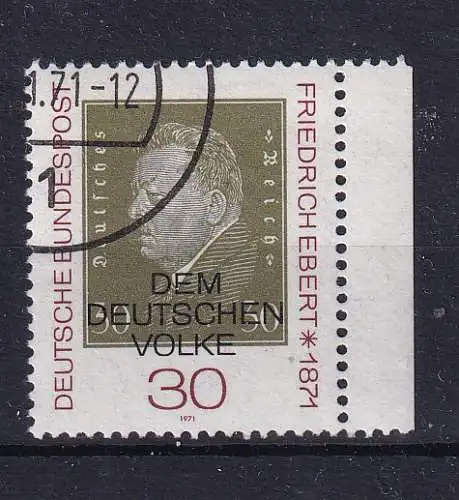 Bundesrep. Deutschland  Nr 659 Gestempelt (Posten)