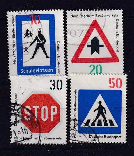 Bundesrep. Deutschland  Nr 665/68 Gestempelt (Posten)
