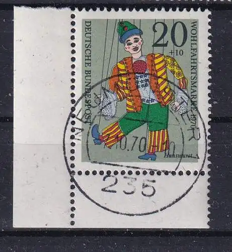 Bundesrep. Deutschland  Nr 651 Gestempelt (Posten)