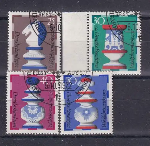 Bundesrep. Deutschland  Nr 742/45 Gestempelt (Posten)